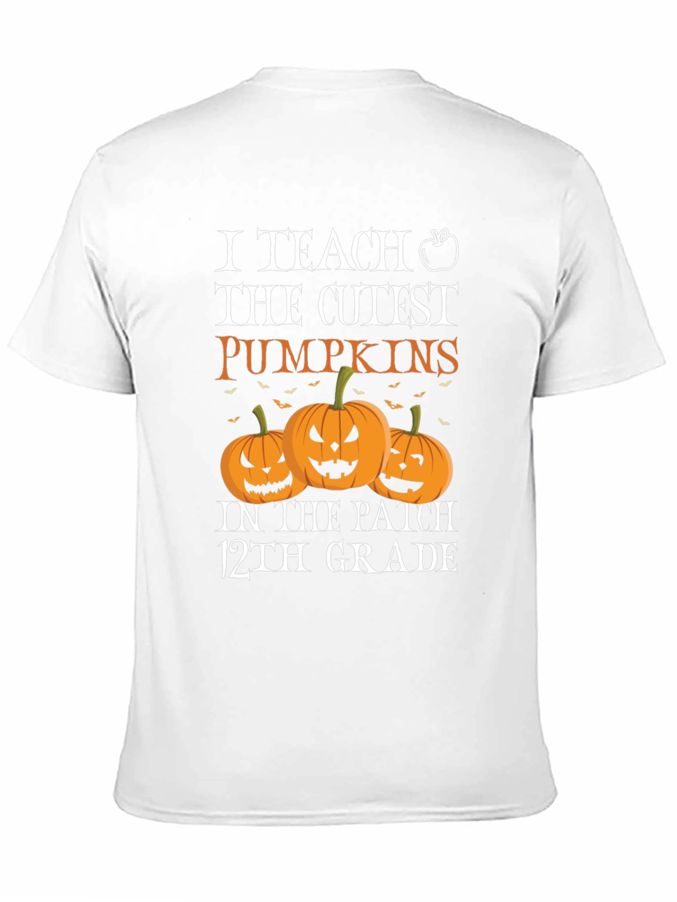 Cute Halloween Teacher T-Shirt: I Teach the Cutest Pumpkins