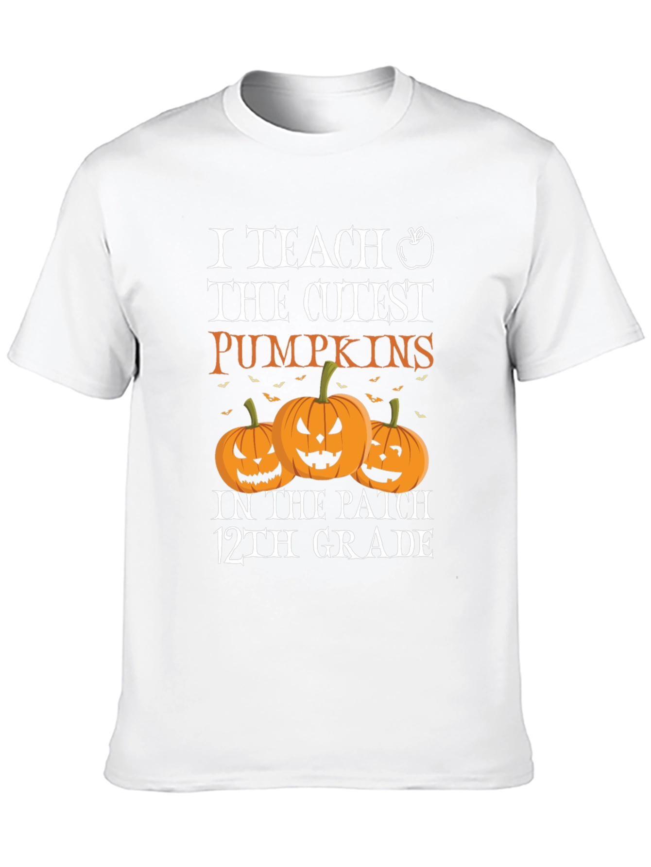 Cute Halloween Teacher T-Shirt: I Teach the Cutest Pumpkins