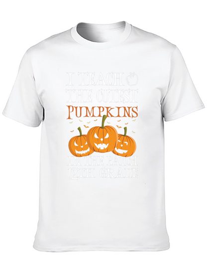 Cute Halloween Teacher T-Shirt: I Teach the Cutest Pumpkins