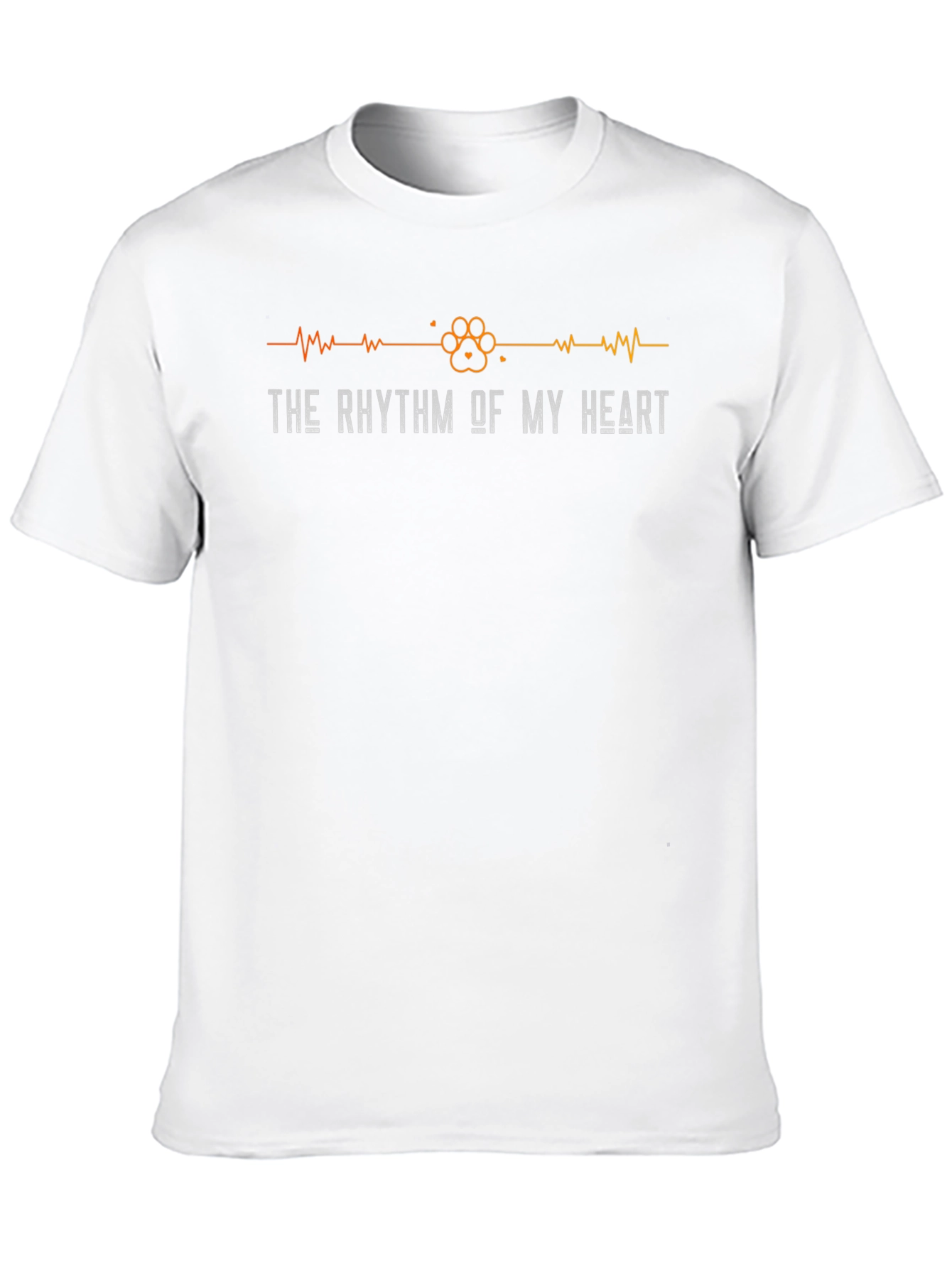 The Rhythm of My Heart Pet Paw Print Tee