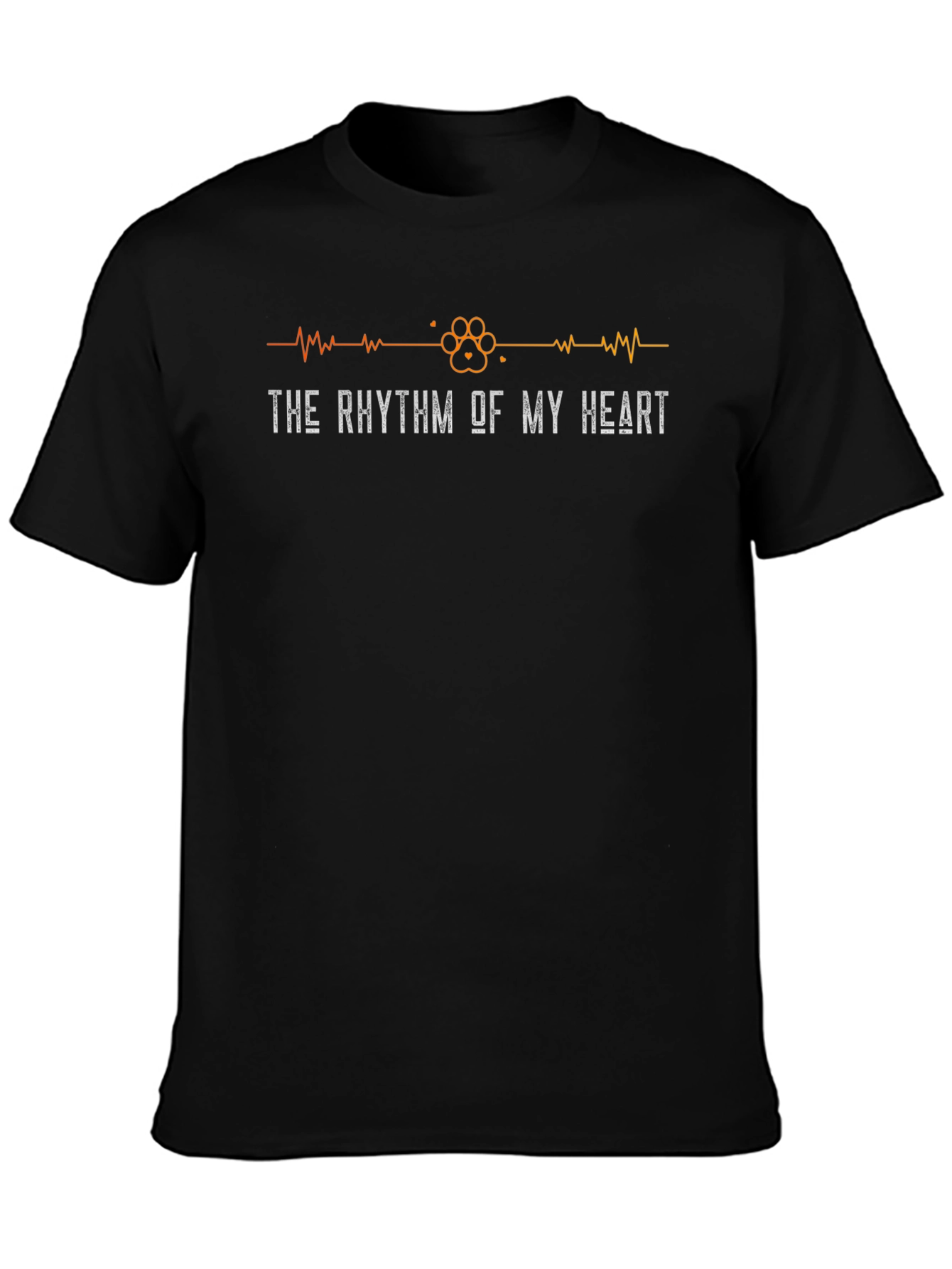 The Rhythm of My Heart Pet Paw Print Tee