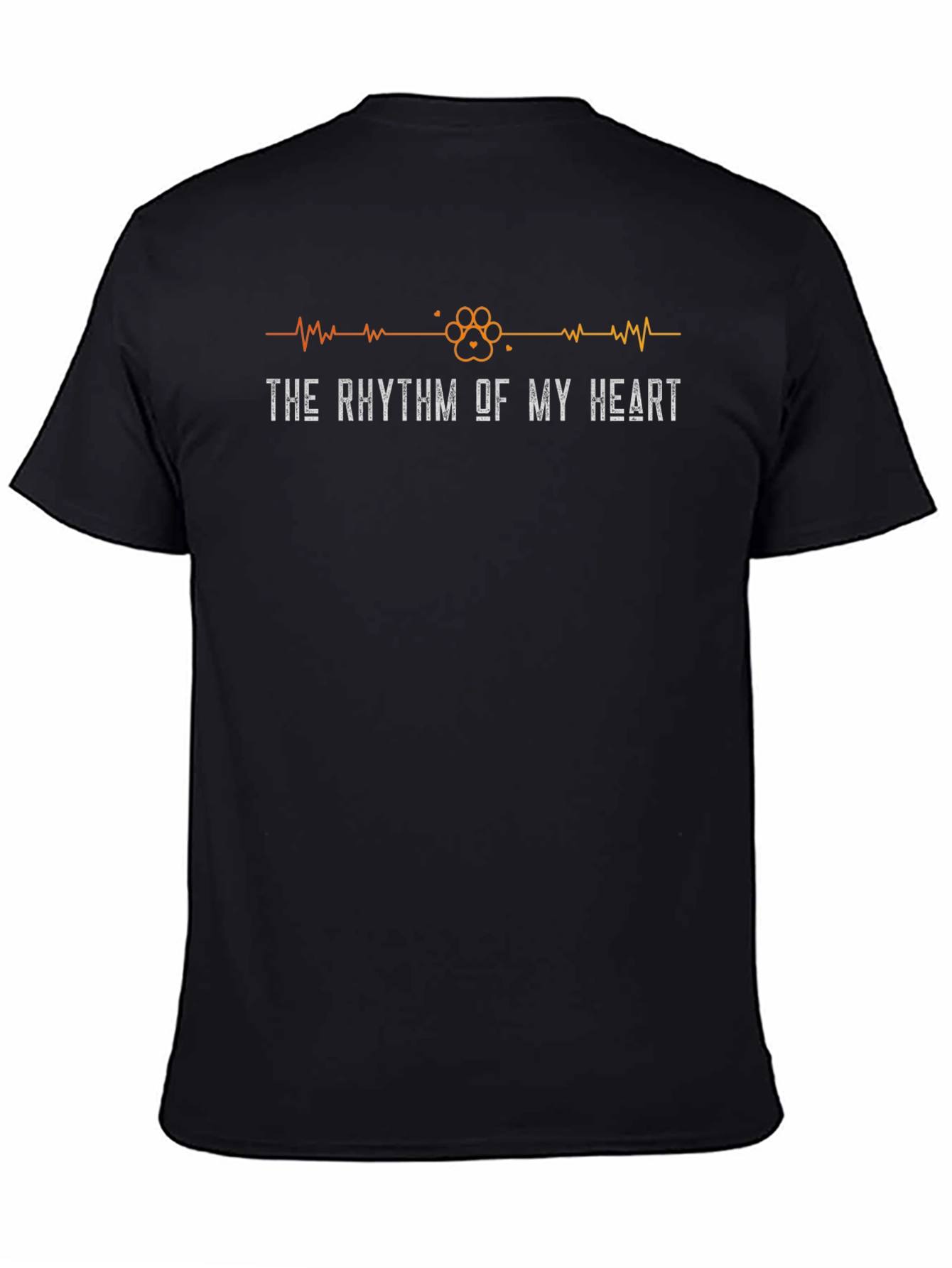 The Rhythm of My Heart Pet Paw Print Tee