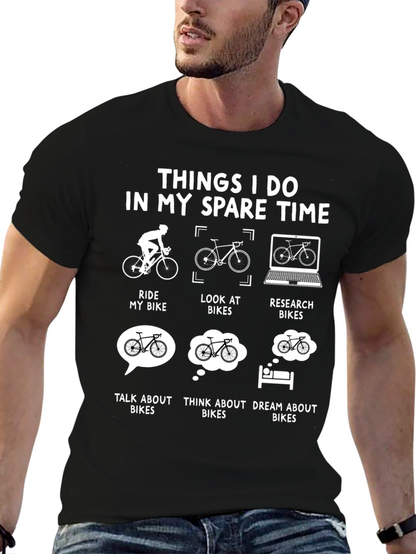 Biking Spare Time T-Shirt - Ride Look Research Bikes