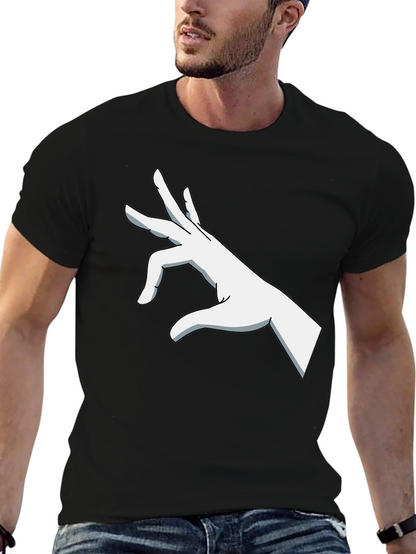 Graphic Hand Gesture Black T-Shirt