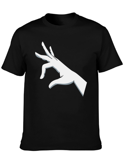 Graphic Hand Gesture Black T-Shirt