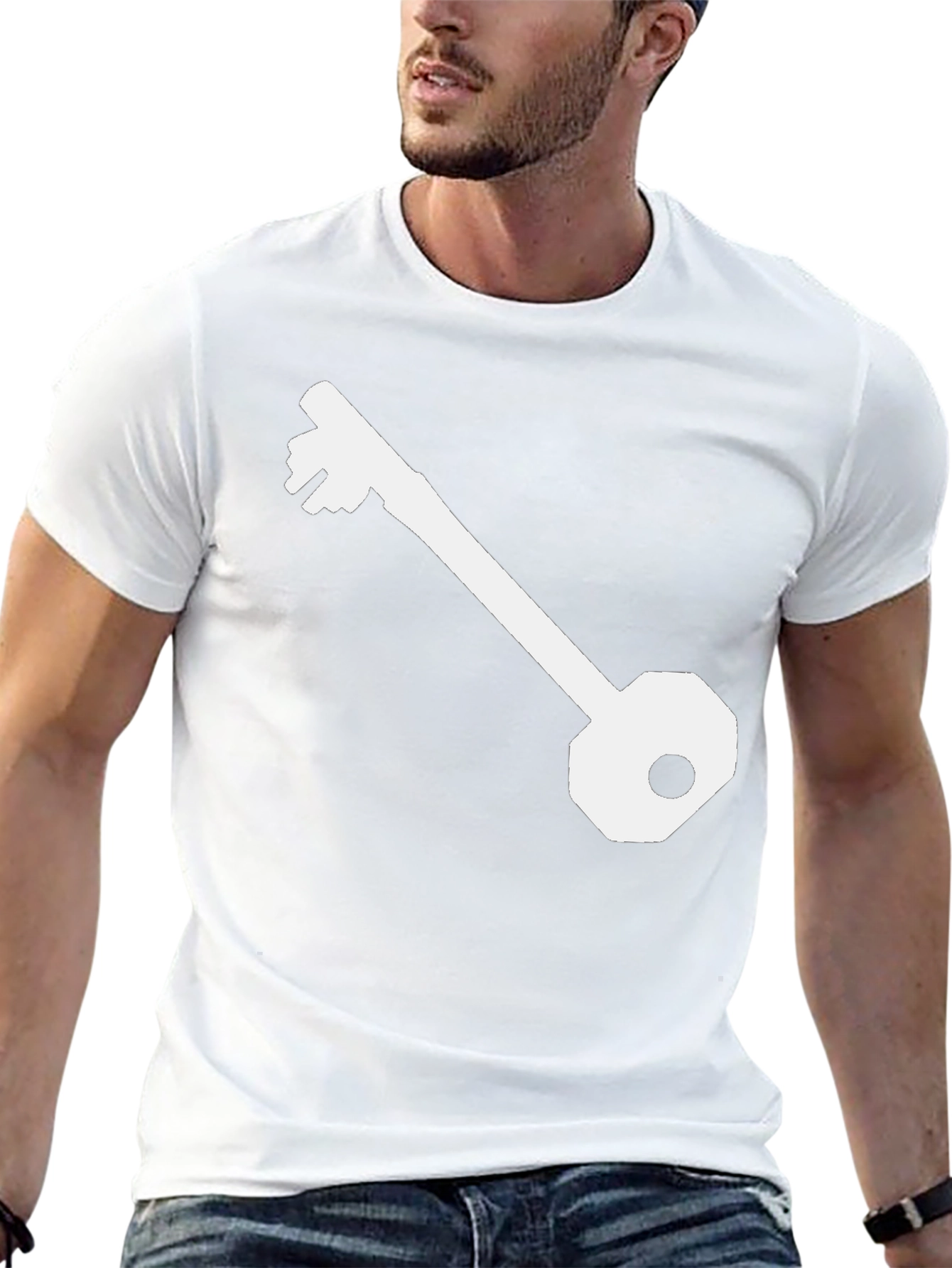 Key Graphic Black T-Shirt