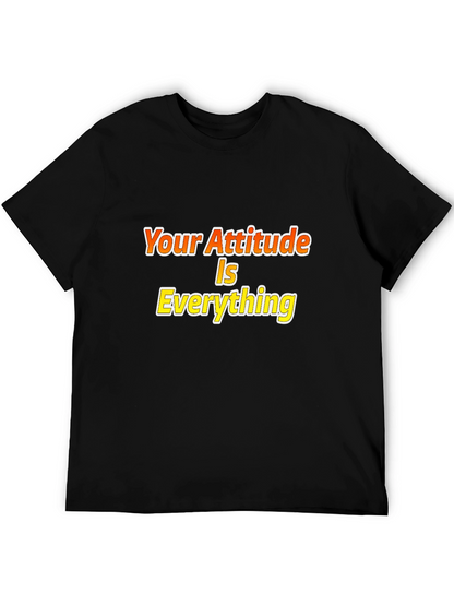 Attitude is Everything Black Graphic Tee