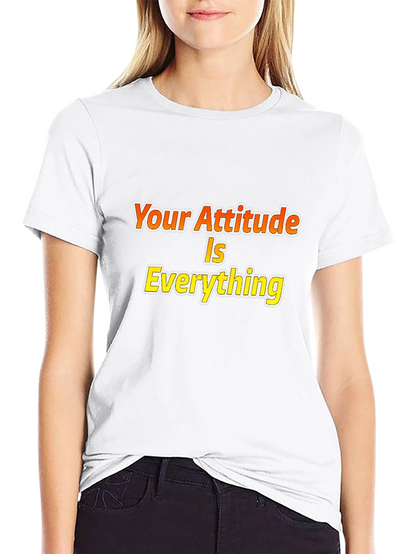 Attitude is Everything Black Graphic Tee