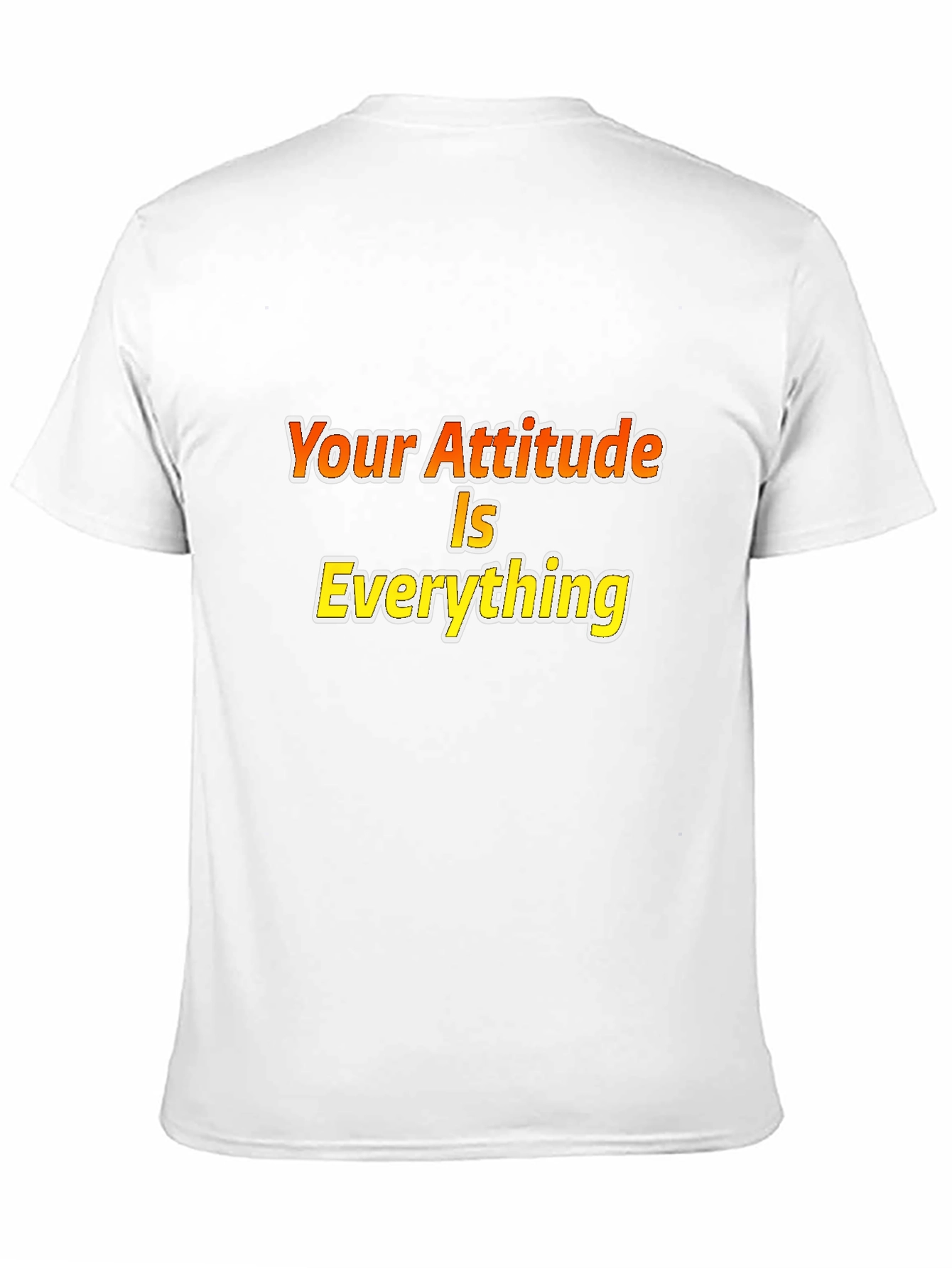 Attitude is Everything Black Graphic Tee