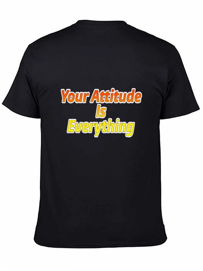 Attitude is Everything Black Graphic Tee
