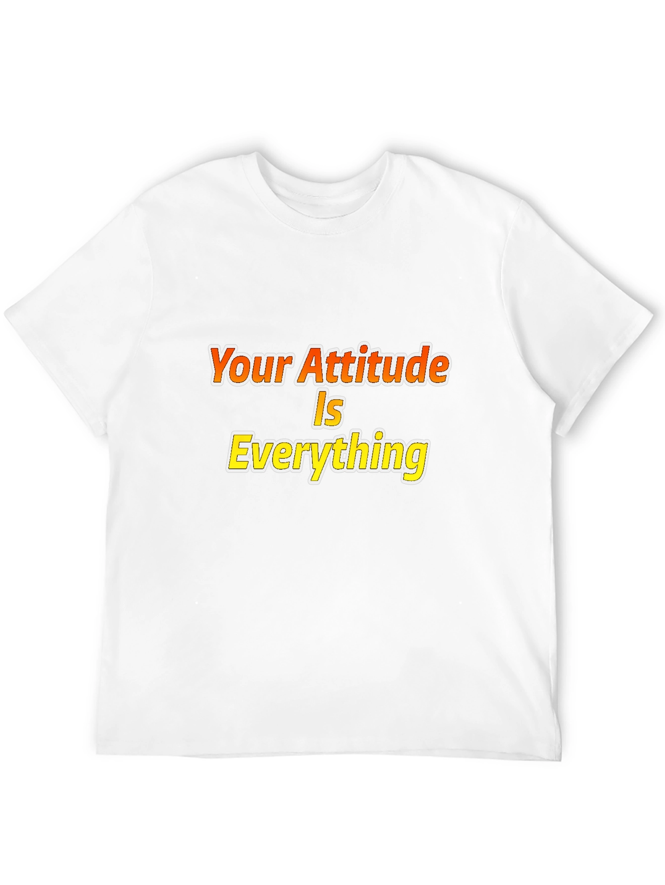 Attitude is Everything Black Graphic Tee