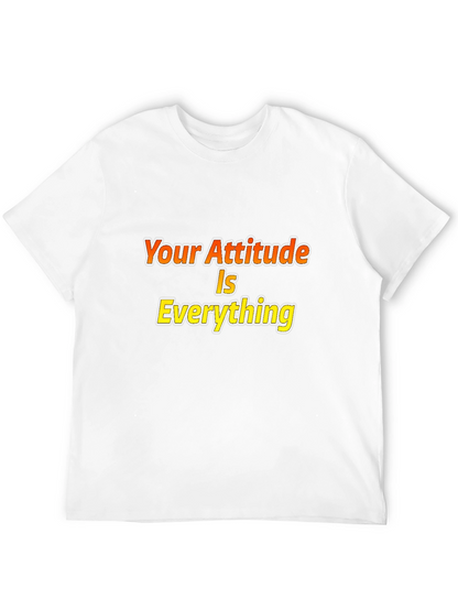 Attitude is Everything Black Graphic Tee