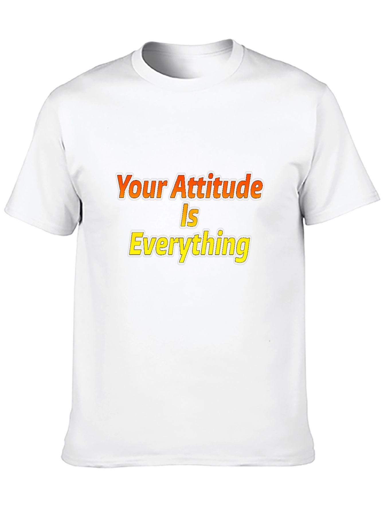 Attitude is Everything Black Graphic Tee