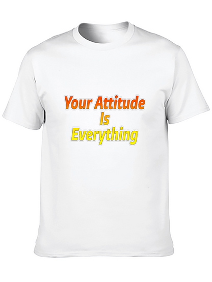 Attitude is Everything Black Graphic Tee