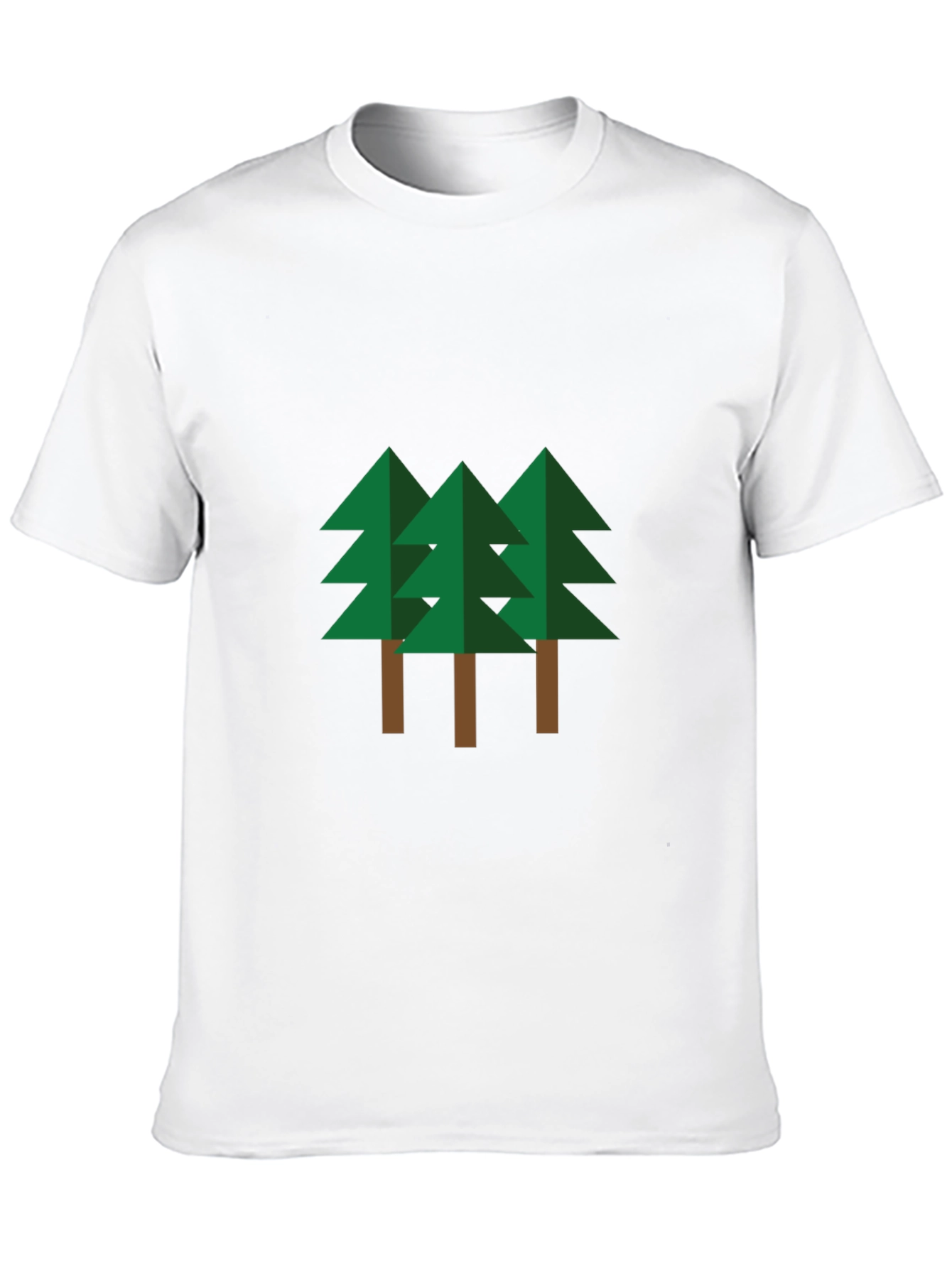 Geometric Pine Trees Graphic Tee