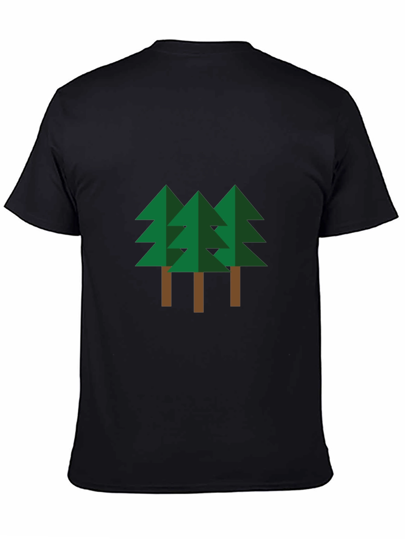 Geometric Pine Trees Graphic Tee