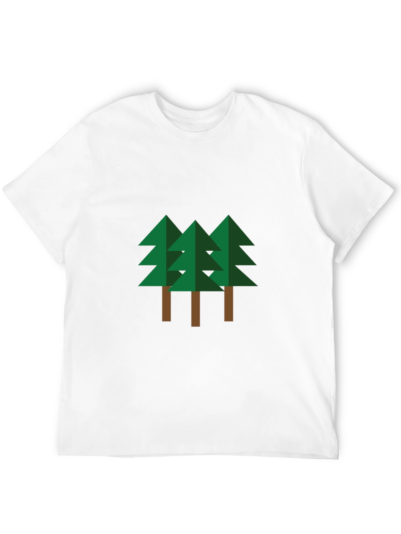 Geometric Pine Trees Graphic Tee