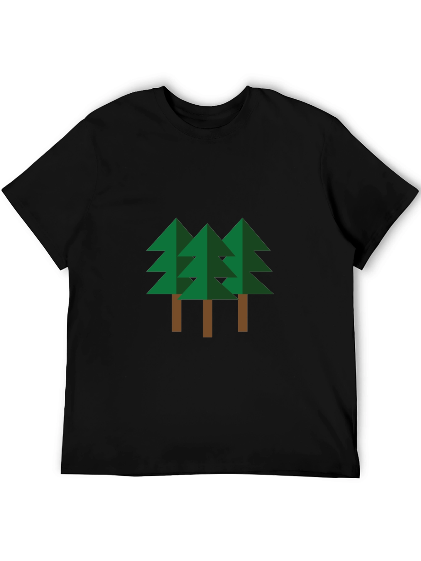Geometric Pine Trees Graphic Tee