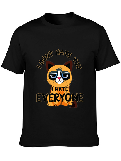 Grumpy Cat I Hate Everyone Graphic T-Shirt