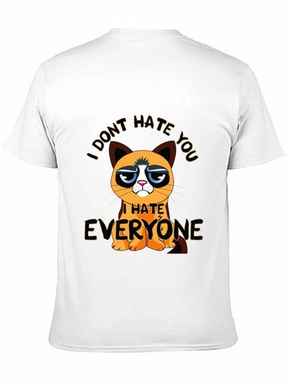 Grumpy Cat I Hate Everyone Graphic T-Shirt