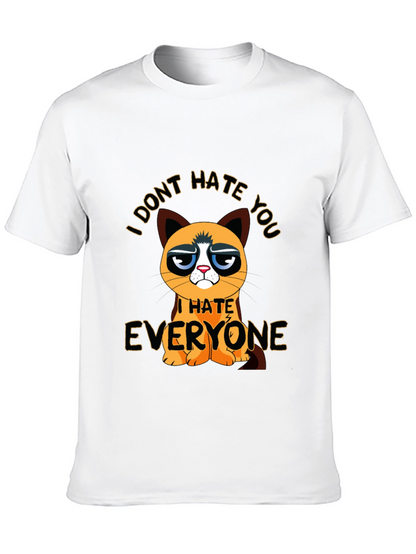 Grumpy Cat I Hate Everyone Graphic T-Shirt