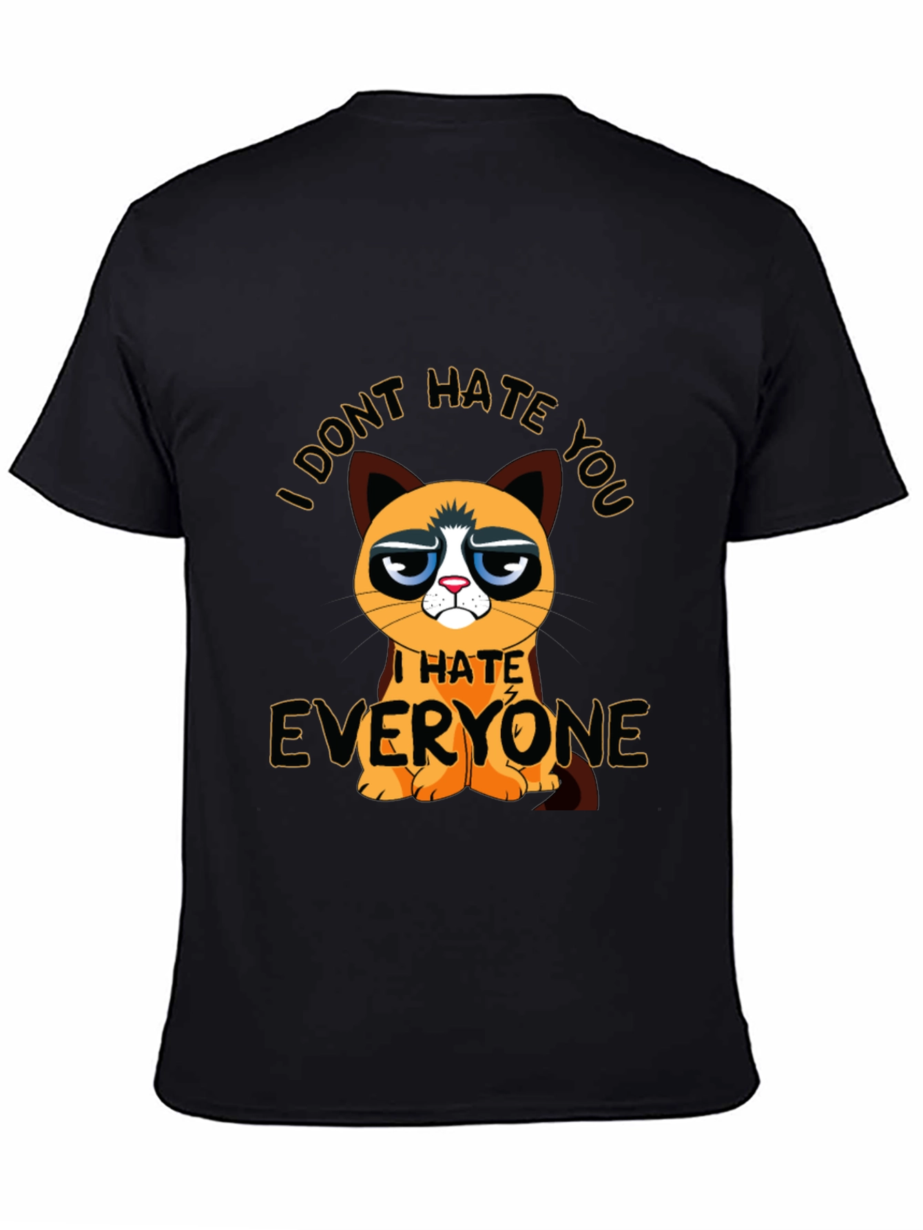 Grumpy Cat I Hate Everyone Graphic T-Shirt