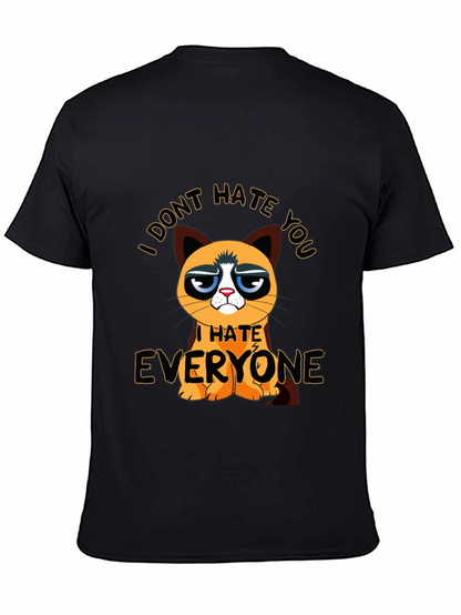 Grumpy Cat I Hate Everyone Graphic T-Shirt