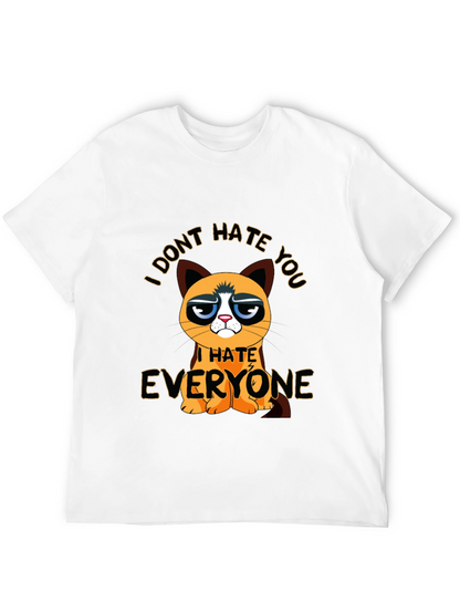 Grumpy Cat I Hate Everyone Graphic T-Shirt