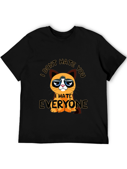 Grumpy Cat I Hate Everyone Graphic T-Shirt