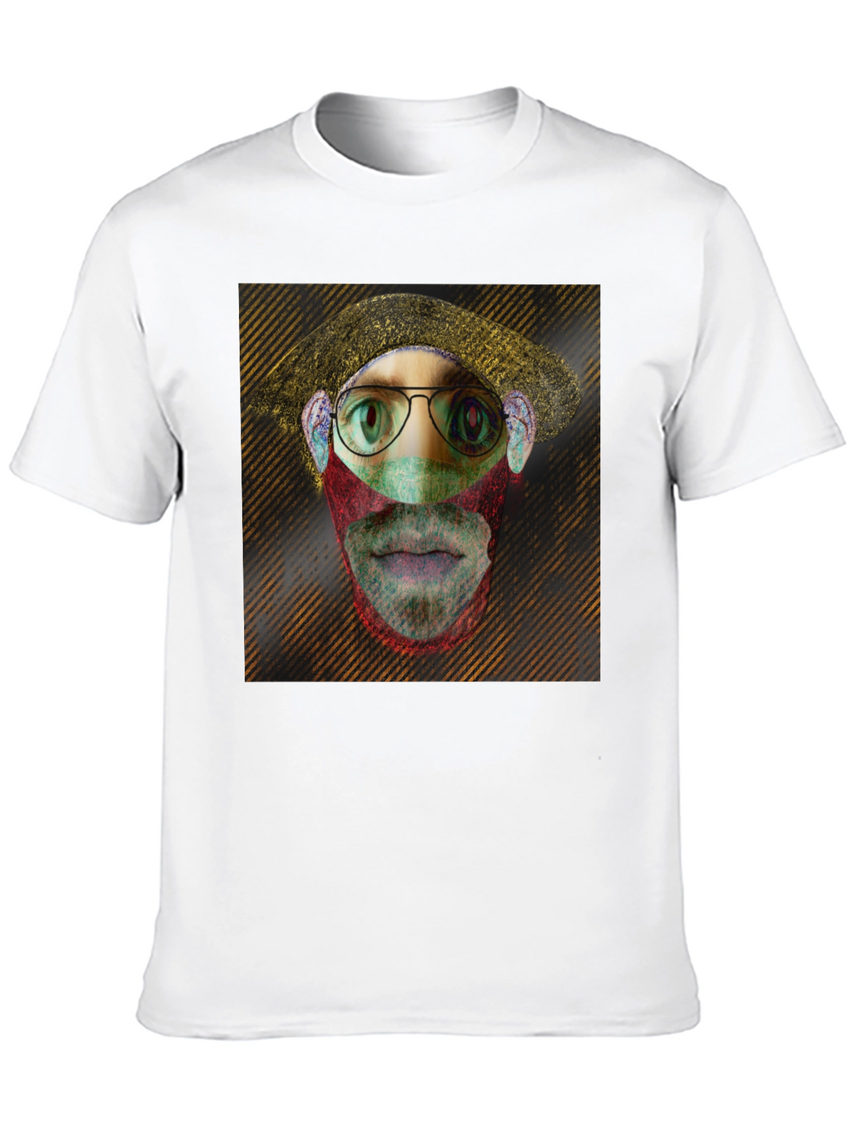 Eye-Catching Graphic Print Black T-Shirt