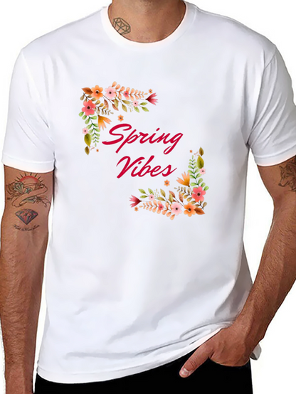 Spring Vibes Floral Graphic Tee