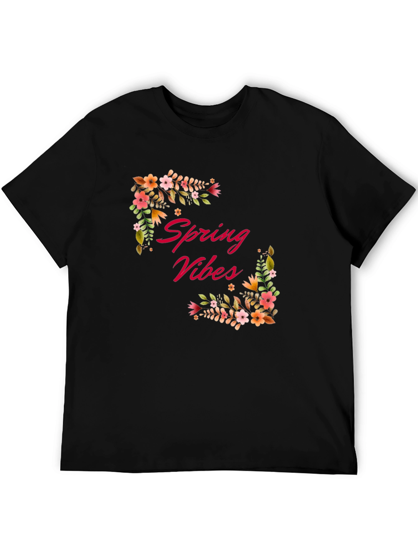 Spring Vibes Floral Graphic Tee