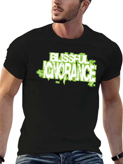 Blissful Ignorance Graphic Tee - Trendy Design