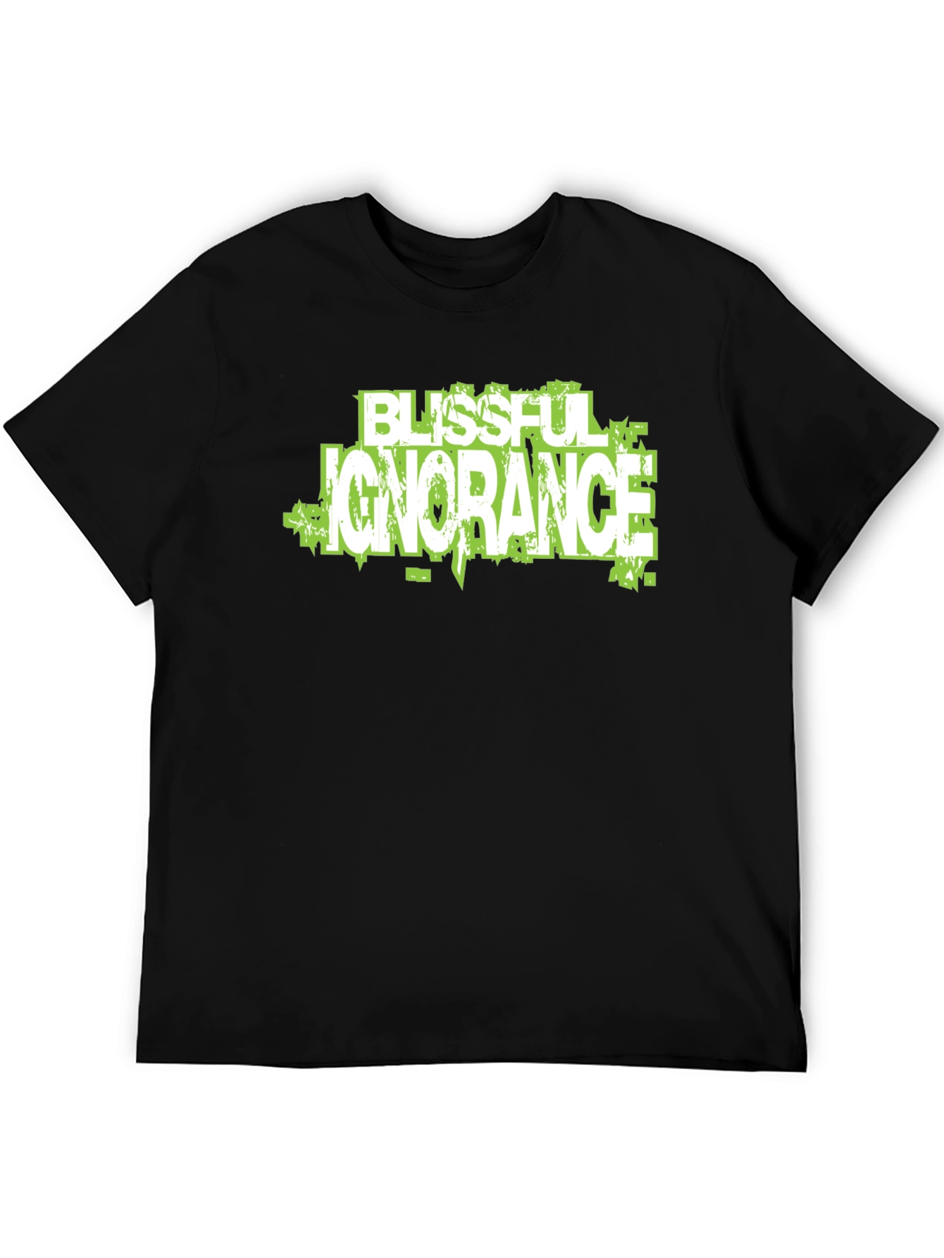 Blissful Ignorance Graphic Tee - Trendy Design