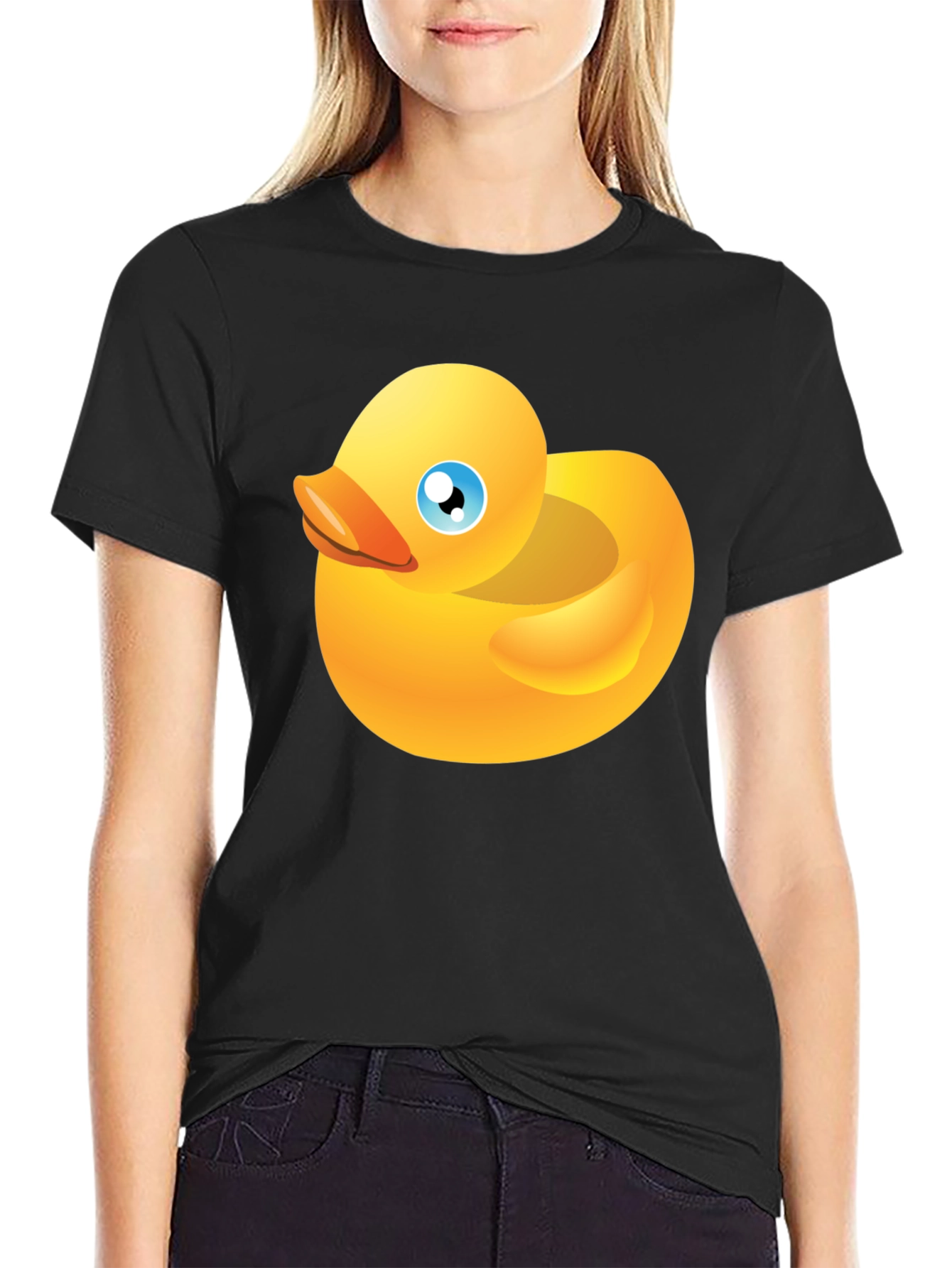 Duck Graphic Black T-Shirt