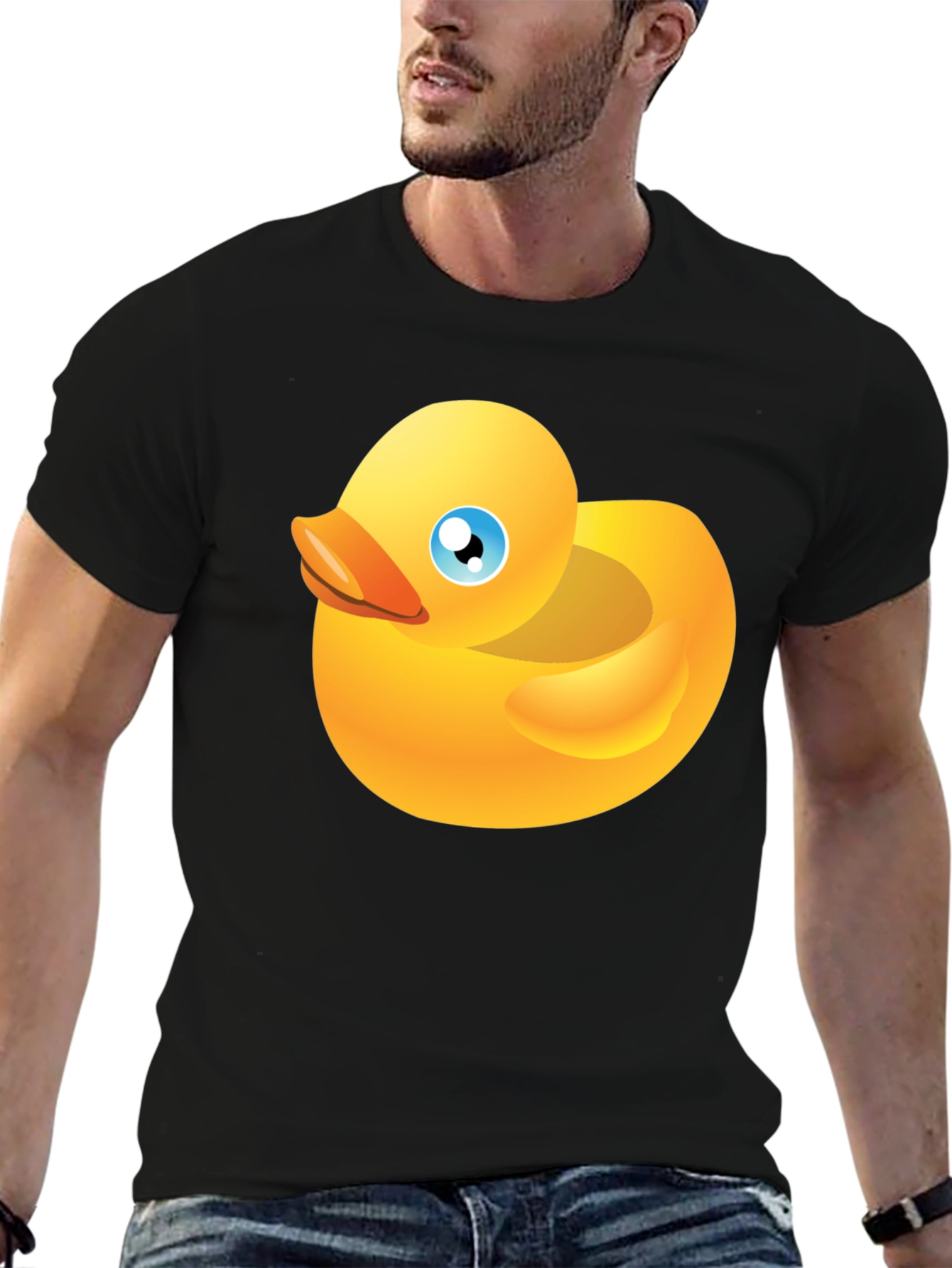 Duck Graphic Black T-Shirt
