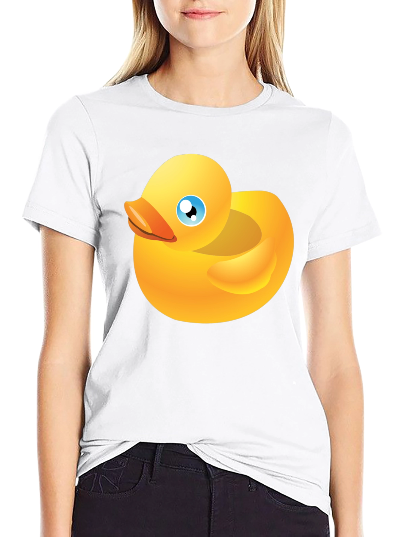 Duck Graphic Black T-Shirt