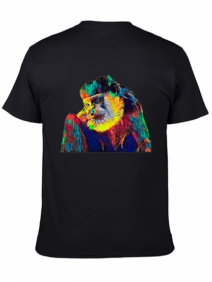Psychedelic Monkey Graphic T-Shirt