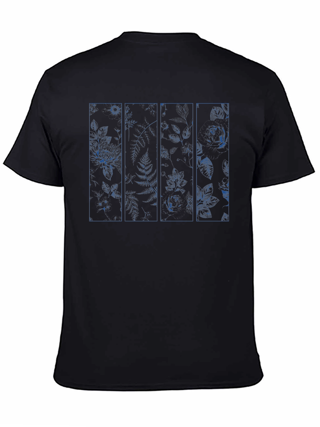 Floral Panel Graphic Print T-Shirt
