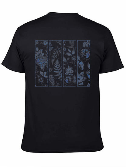 Floral Panel Graphic Print T-Shirt