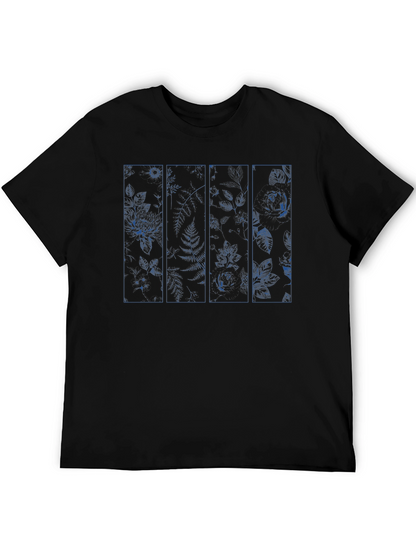 Floral Panel Graphic Print T-Shirt