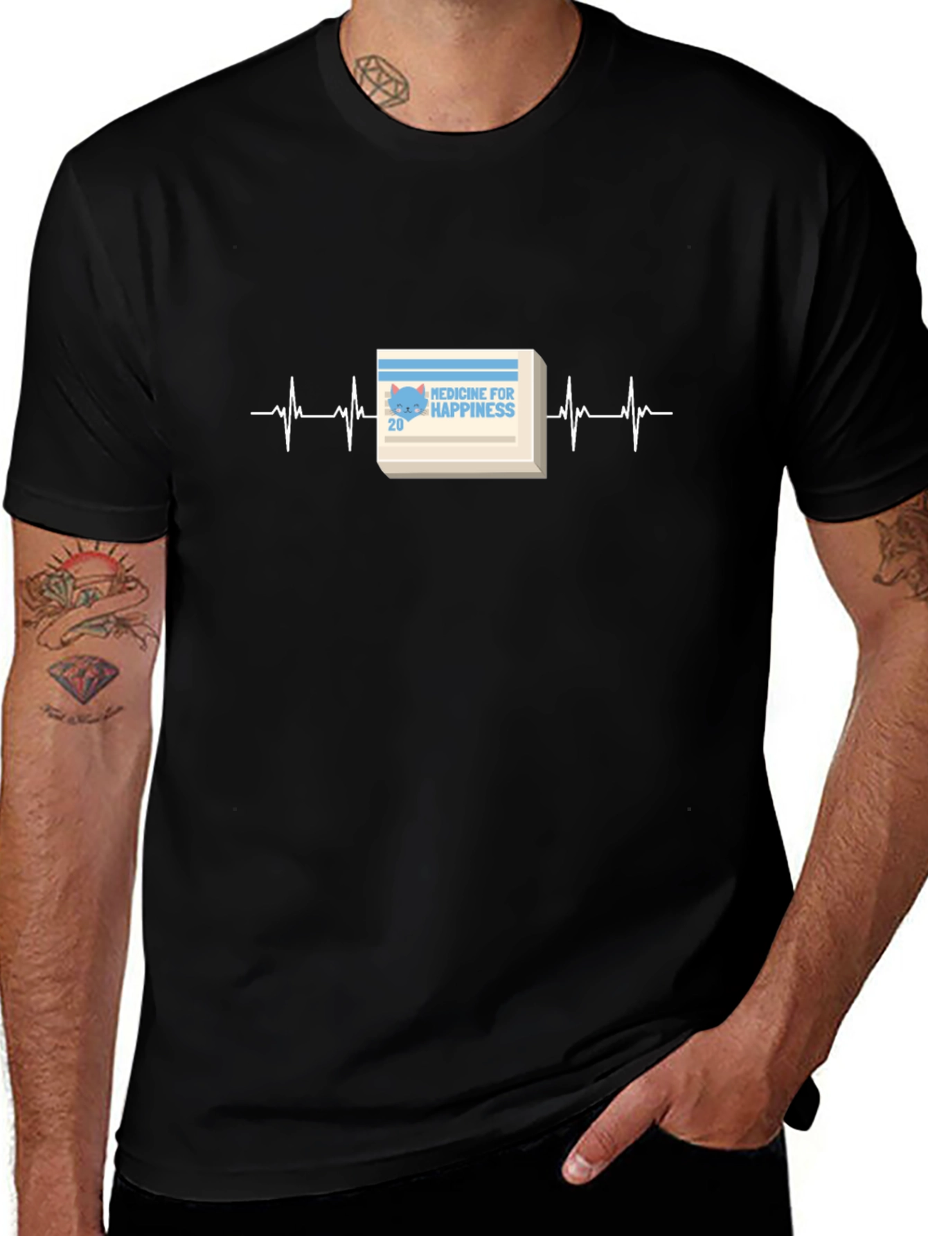 Medicine for Happiness Graphic Tee