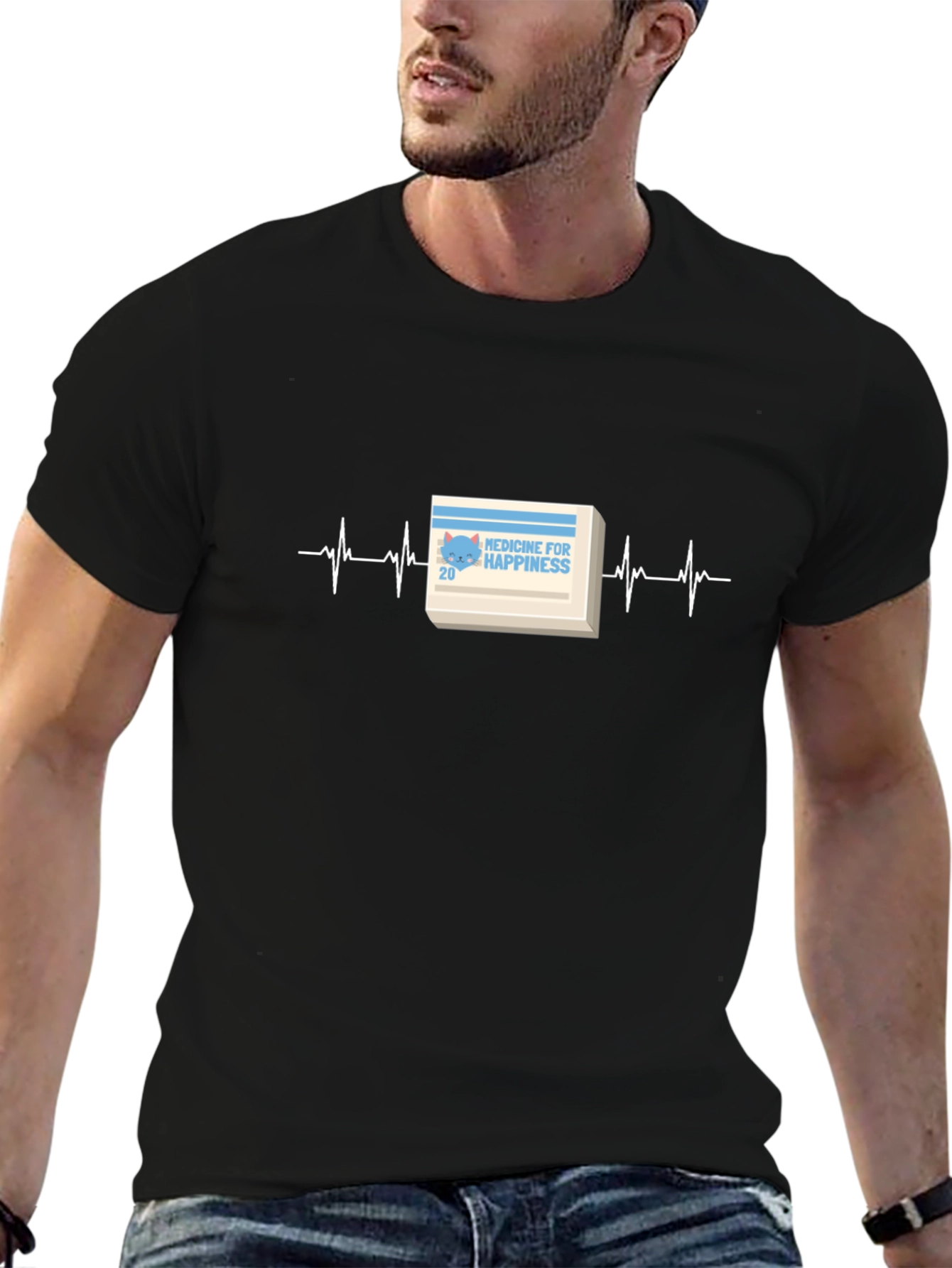 Medicine for Happiness Graphic Tee
