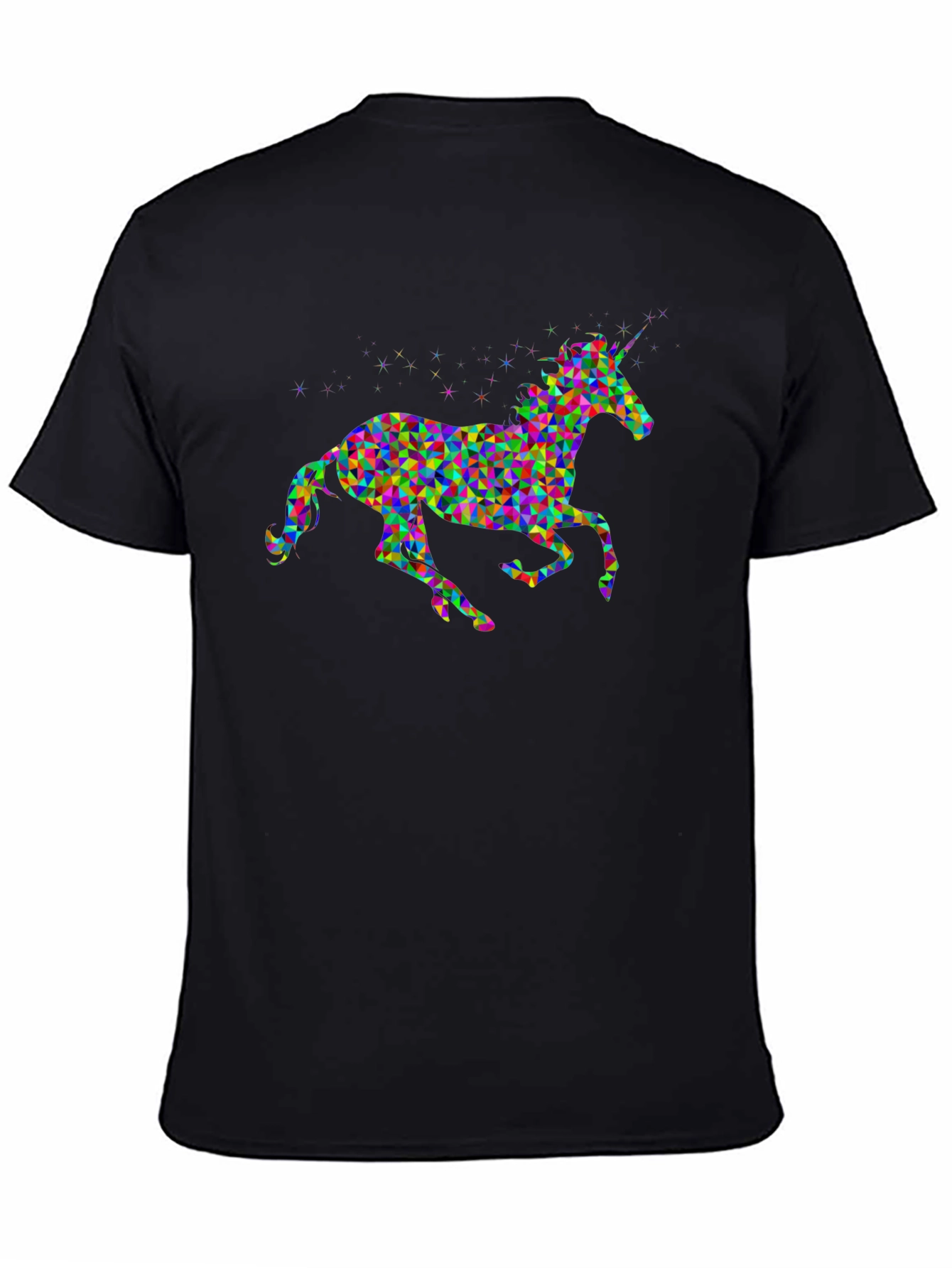 Geometric Unicorn Graphic T-Shirt