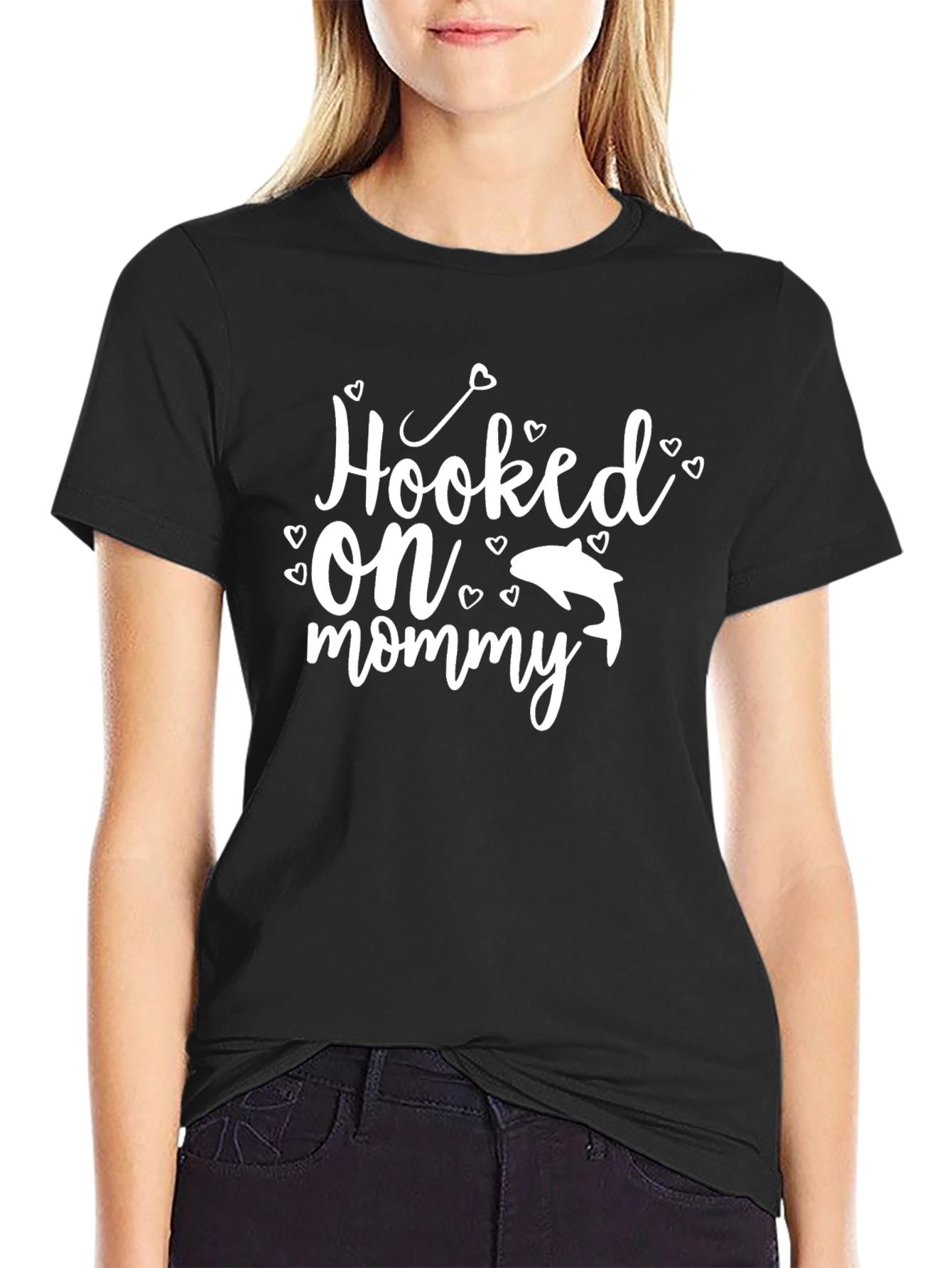 Hooked on Mommy Graphic T-Shirt