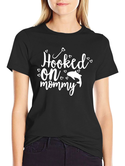 Hooked on Mommy Graphic T-Shirt