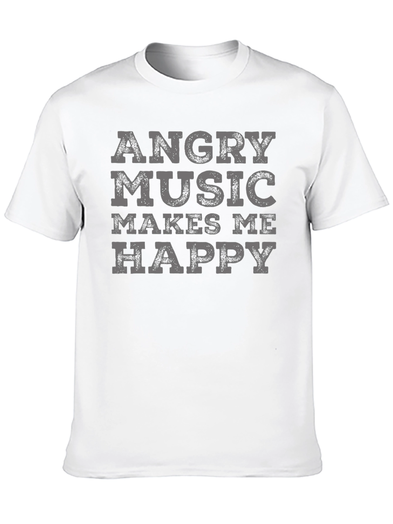 Angry Music Makes Me Happy Graphic T-Shirt