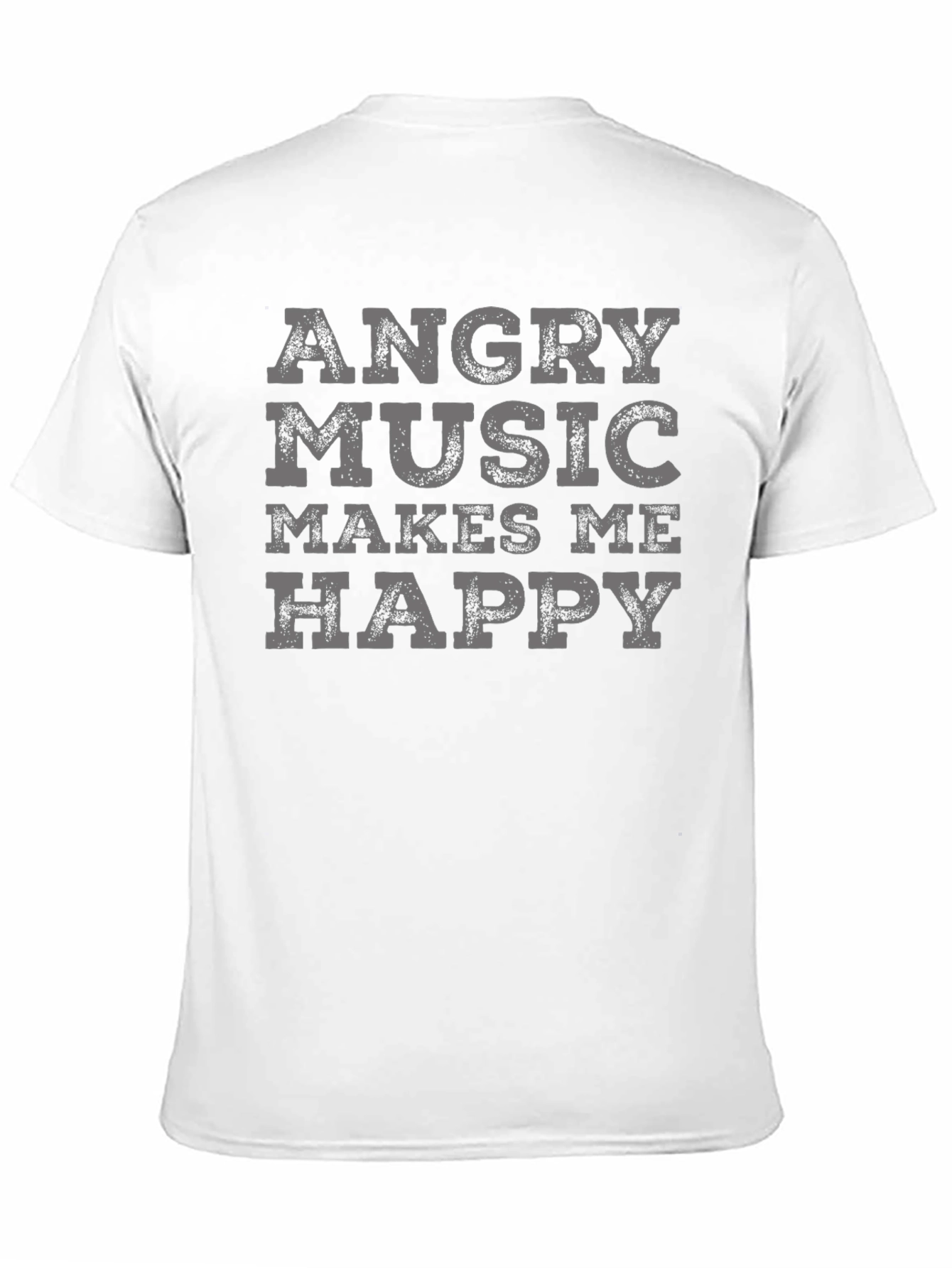 Angry Music Makes Me Happy Graphic T-Shirt