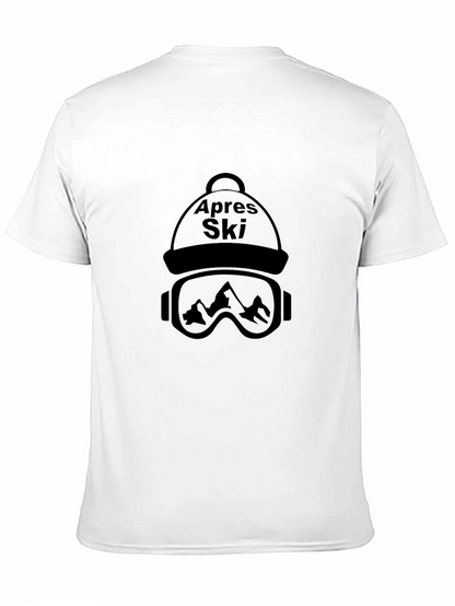 Apres Ski T-Shirt - Skiing Mountain Graphic Tee