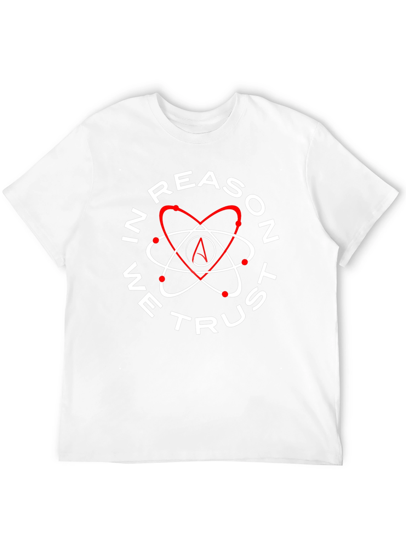 In Reason We Trust Atheist Atom T-Shirt